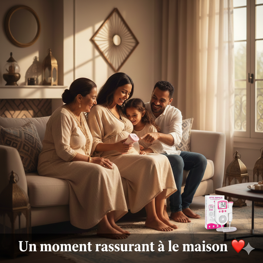 Écoutez les battements du cœur de votre bébé, depuis chez vous ❤️
