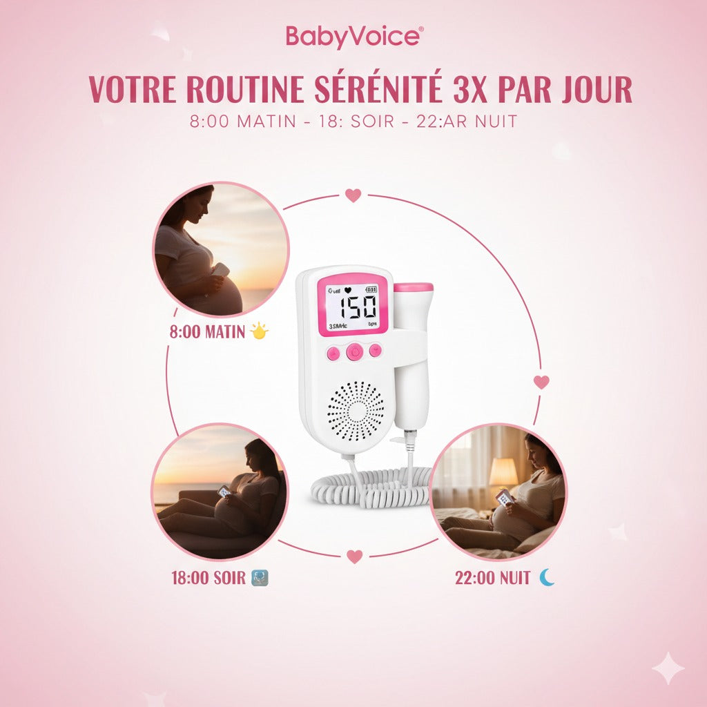 Écoutez les battements du cœur de votre bébé, depuis chez vous ❤️
