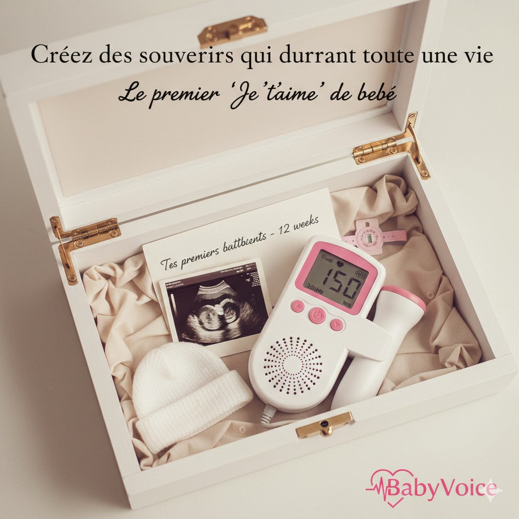 Écoutez les battements du cœur de votre bébé, depuis chez vous ❤️